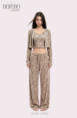 モブ レオパード スリーピース トレーディング セットアップ(LONG PANTS)