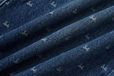 RIBBON-DYED CURVED FIT DENIM_BLUE code 26015