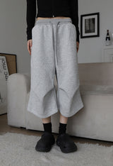 Pintuck Bermuda Jogger Pants