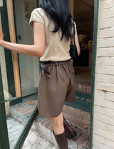 Rosley Half Neck Cap-Sleeve Knit