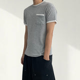 ピレン ワッフルレイヤード クロップ ショートスリーブTシャツ (3 colors)