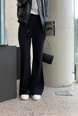 Rib Leather Blouson Jumper / 2 colors
