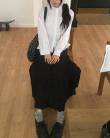 Shoulty Frill Collar Blouse Shirt