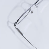 Knouun Square titanium glasses CODE. 102. G Black N Gray