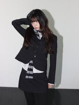 ピンドットシャツ (GREY)