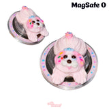 【MADE】Puppy Cream Tok (Pink Glitter MagSafe)