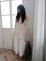 frill off long t