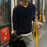  DAILY STRIPE V NECK KINT