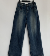 Windbreaker y2k denim wide pants