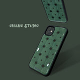 Vintage Green Phone case (epoxy bumper)