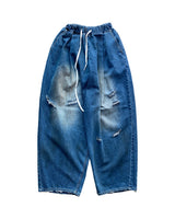 Lang Denim Balloon Wide Pants