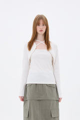 ARIOSO BOLERO SET / WHITE