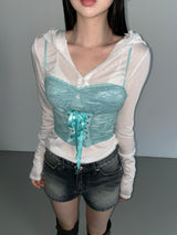 waikiki lace top(3 color)