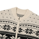 [F/W] スノーノルディックニットジップアップ(3color)