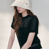 メリーニットトップ (Black)