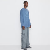 Into The Galaxy Pigment Long Sleeve T Light Blue