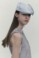 BOUQUET GIRL SATIN HUNTING CAP [BLUE]