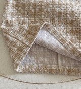 25FW★ Shumed Pearl Tweed H-Line Mini Skirt