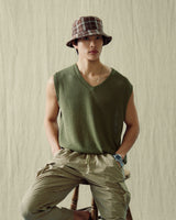 ストレンジャーレギュラービスコースVネックベスト (Khaki)