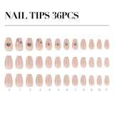 MUZMAK Reusable Nail Tip Angel Punk(Coffin)