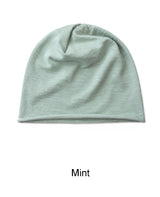 Slouch head wrap slab beanie