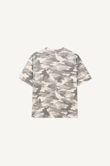 カモプリントオーバーサイズTシャツ
