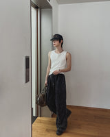 Pigment Washed Track Wide Pants