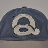 ウォッシードロゴボールキャップ (BlueGrey/Beige)