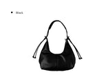 Ine Half Moon Two-Way Leather Cross Shoulder Bag
