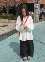 ロケイルーズフィットシャーリングブラウス