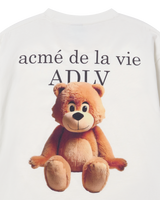 25FW AC BEAR BASIC LOGO SHORT SLEEVE T-SHIRT CREAM