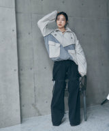 UNISEX パイピングトラックブルゾン