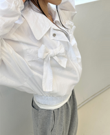 BOW DETAIL WIND JUMPER♥