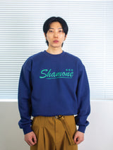 26ss SHAMONE エンブロイダリースウェットシャツ 2color