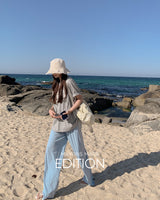 【MADE】Summer cooling wide pants