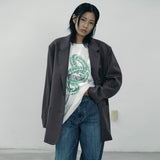 Logo typography boxy t-shirt