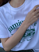 Andy House Lettering Short Sleeve T-shirt / 3 colors