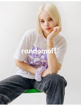 ランダムオフフラワーTシャツ [5COLOR]
