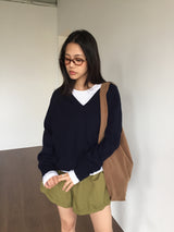 Hopper Suede Shoulder Bag (2color)