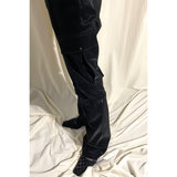グロッシーブーツカットカーゴパンツ