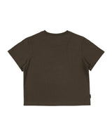 ファーエバーフレンドクロップ T シャツ (ブラウン)