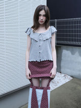 RABBIT STAR REVERSIBLE ECO BAG(BURGUNDY)