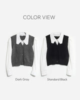 Delmo Knitwear Layered Shirt