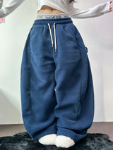 ボスサイズフリーススナップロングパンツ 🧸🩵🤍6カラー