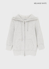 [B-BASIC] Waffle Slim Fit 3/4 Length Zip-Up Hoodie (2 SIZE)