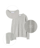 [UNISEX] Cloudy Season Overfit Angora Crewneck Long Sleeve Knit (7 colors)