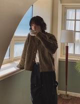 Prague Wool Hair Cardigan