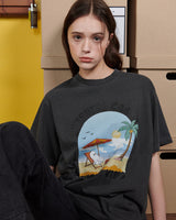 【MADE】SUNSHINE GHOST PRINT T-SHIRT [BLACK]