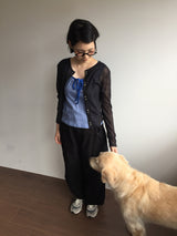 Fine stripe ribbon nasi  (2color)