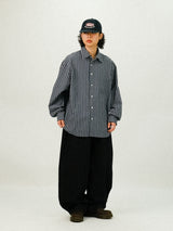 NOF Wrinkle Check Overfit Shirts